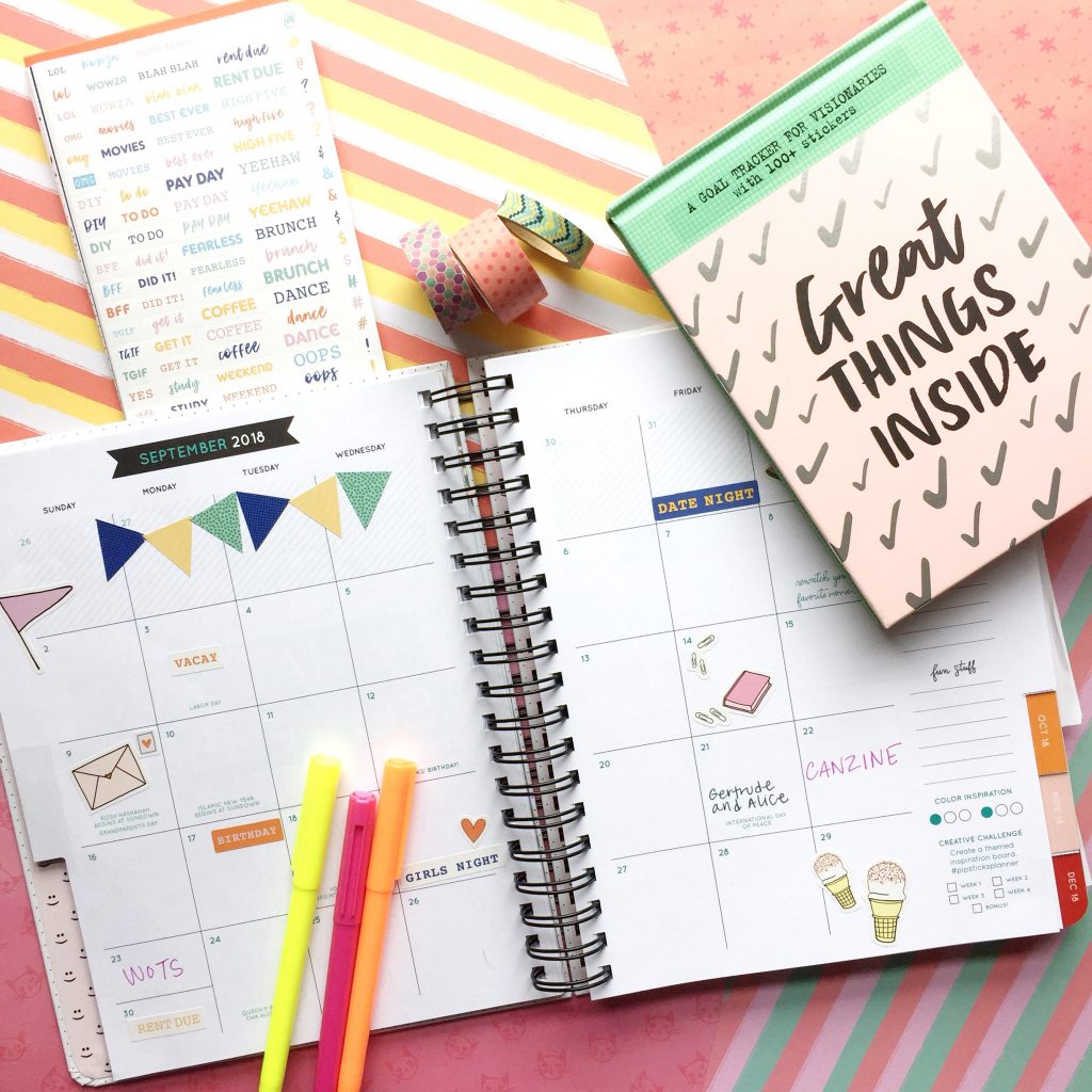 pipsticks workman planner paper trail diary