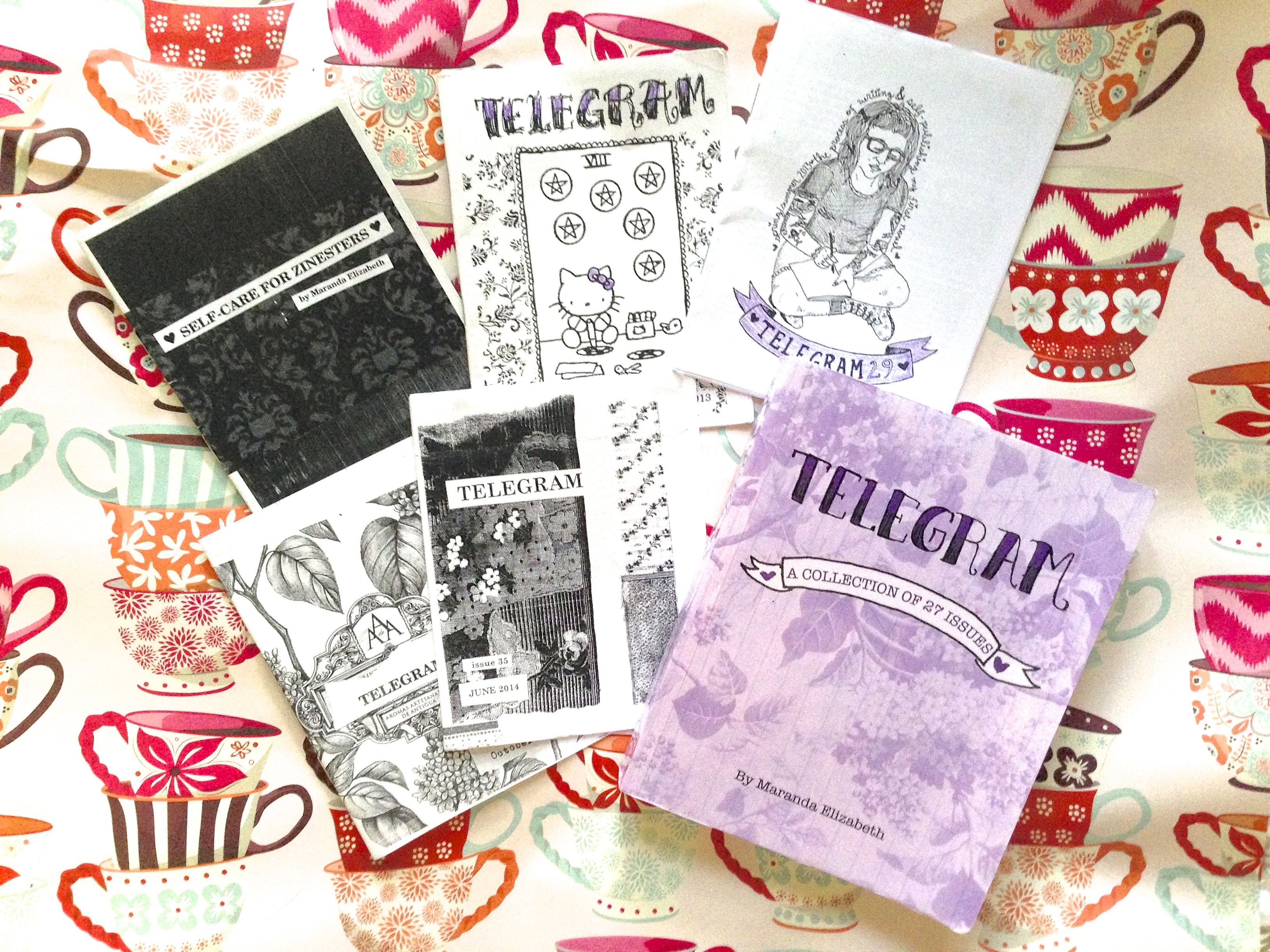 telegram zine