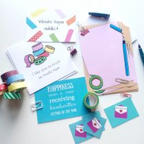 thoughtful types stationery via paper trail diary