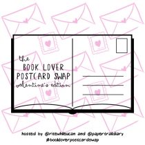 book lover postcard swap valentine's day