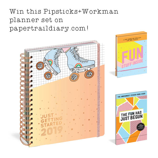 Contest Win a Pipsticks+Workman Planner Set! The Paper Trail Diary